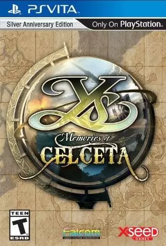 PS Vita Games - Ys: Memories of Celceta Silver Anniversary Edition