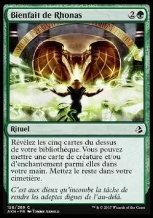 Amonkhet - Bienfait de Rhonas