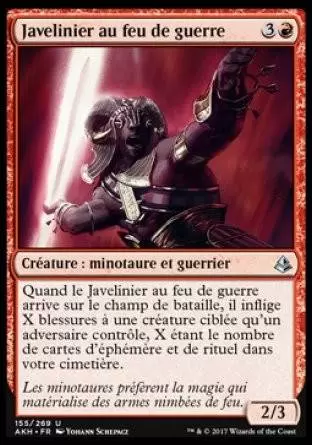 Amonkhet - Javelinier au feu de guerre