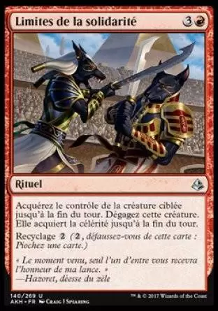 Amonkhet - Limites de la solidarité