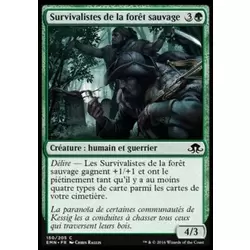 Survivalistes de la forêt sauvage