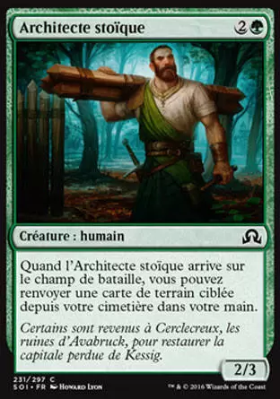 Ténèbres sur Innistrad - Architecte stoïque