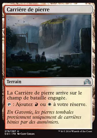 Ténèbres sur Innistrad - Carrière de pierre