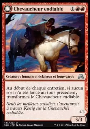 Ténèbres sur Innistrad - Chevaucheur endiablé