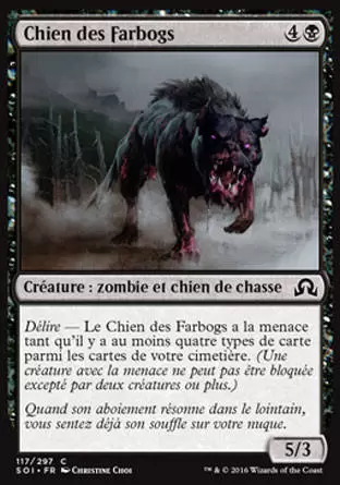 Ténèbres sur Innistrad - Chien des Farbogs