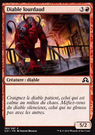Ténèbres sur Innistrad - Diable lourdaud