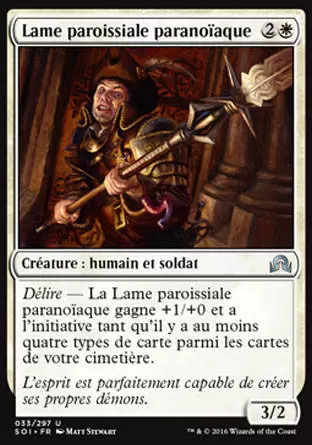 Ténèbres sur Innistrad - Lame paroissiale paranoïaque