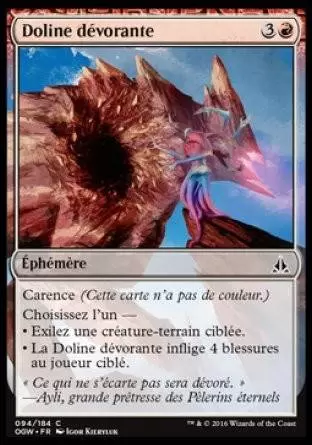 Le Serment des Sentinelles - Doline dévorante