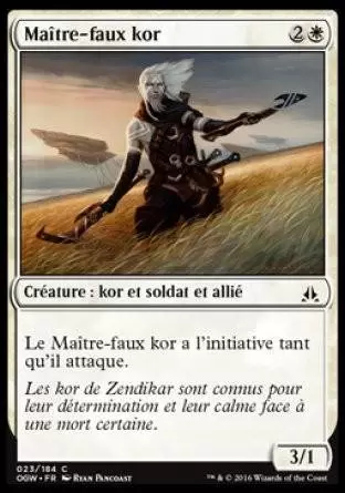 Le Serment des Sentinelles - Maître-faux kor