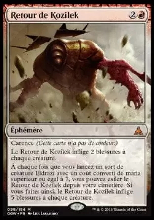 Le Serment des Sentinelles - Retour de Kozilek