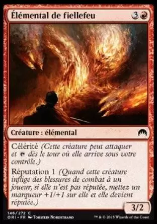 Magic Origines - Élemental de fiellefeu