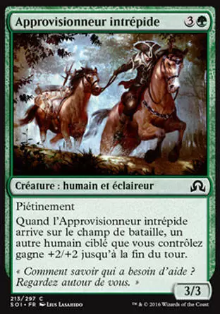 Ténèbres sur Innistrad - Approvisionneur intrépide