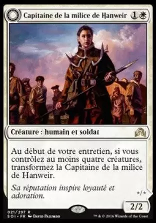Ténèbres sur Innistrad - Capitaine de la milice de Hanweir