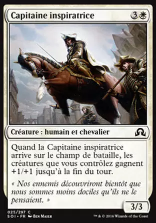 Ténèbres sur Innistrad - Capitaine inspiratrice