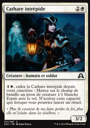 Ténèbres sur Innistrad - Cathare intrépide