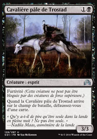 Ténèbres sur Innistrad - Cavalière pâle de Trostad