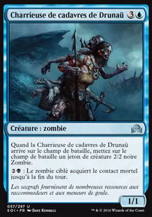 Ténèbres sur Innistrad - Charrieuse de cadavres de Drunaü