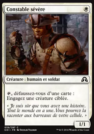 Ténèbres sur Innistrad - Constable sévère