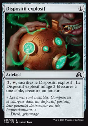 Ténèbres sur Innistrad - Dispositif explosif