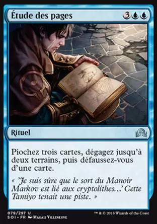 Ténèbres sur Innistrad - Étude des pages