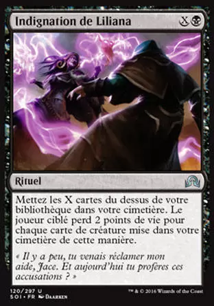 Ténèbres sur Innistrad - Indignation de Liliana