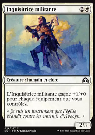 Ténèbres sur Innistrad - Inquisitrice militante