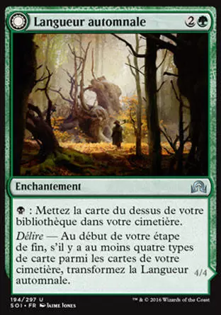 Ténèbres sur Innistrad - Langueur automnale