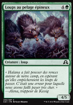 Ténèbres sur Innistrad - Loups au pelage épineux