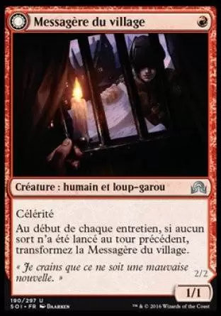 Ténèbres sur Innistrad - Messagère du village