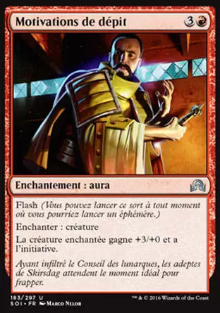 Ténèbres sur Innistrad - Motivations de dépit