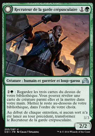 Ténèbres sur Innistrad - Recruteur de la garde crépusculaire