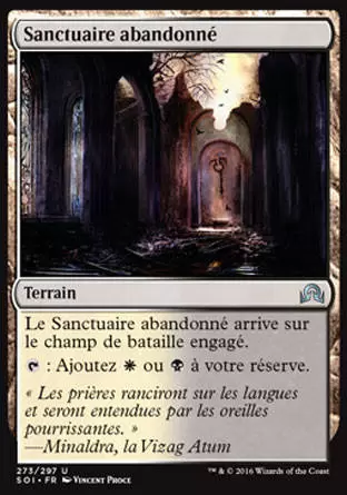 Ténèbres sur Innistrad - Sanctuaire abandonné