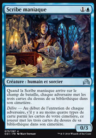 Ténèbres sur Innistrad - Scribe maniaque