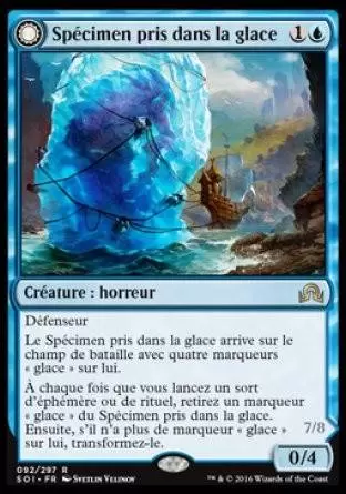 Ténèbres sur Innistrad - Spécimen pris dans la glace