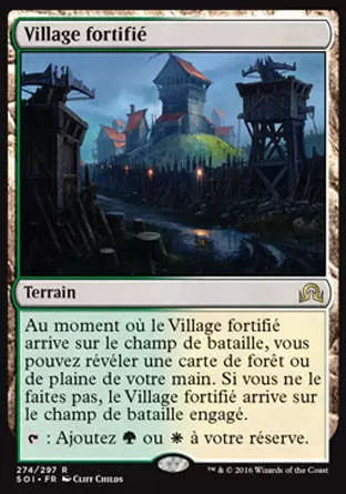 Ténèbres sur Innistrad - Village fortifié