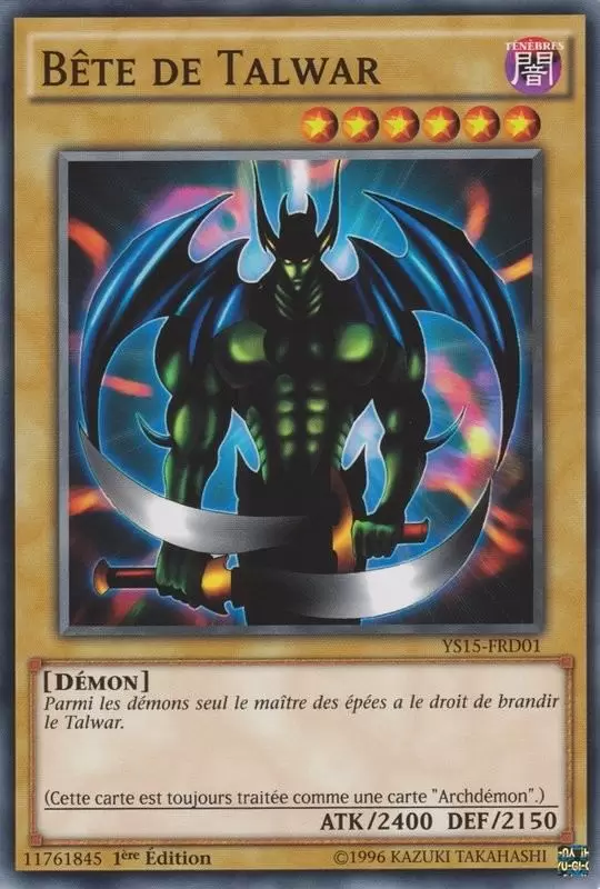 Deck de Démarrage 2 Joueurs Yuya & Declan YS15 - Bête de Talwar