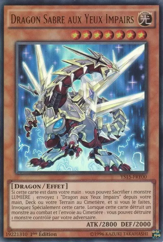 Deck de Démarrage 2 Joueurs Yuya & Declan YS15 - Dragon Sabre aux Yeux Impairs