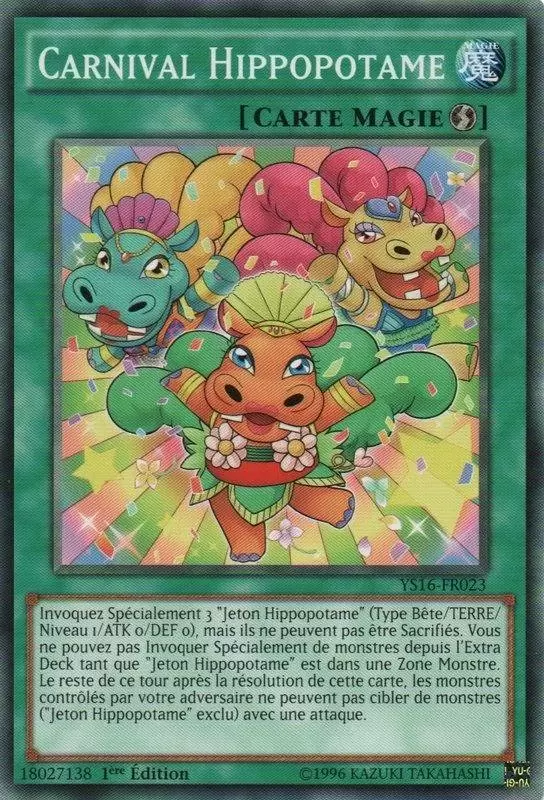 Deck de Démarrage Yuya YS16 - Carnival Hippopotame