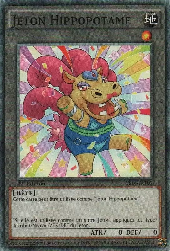 Deck de Démarrage Yuya YS16 - Jeton Hippopotame Jaune