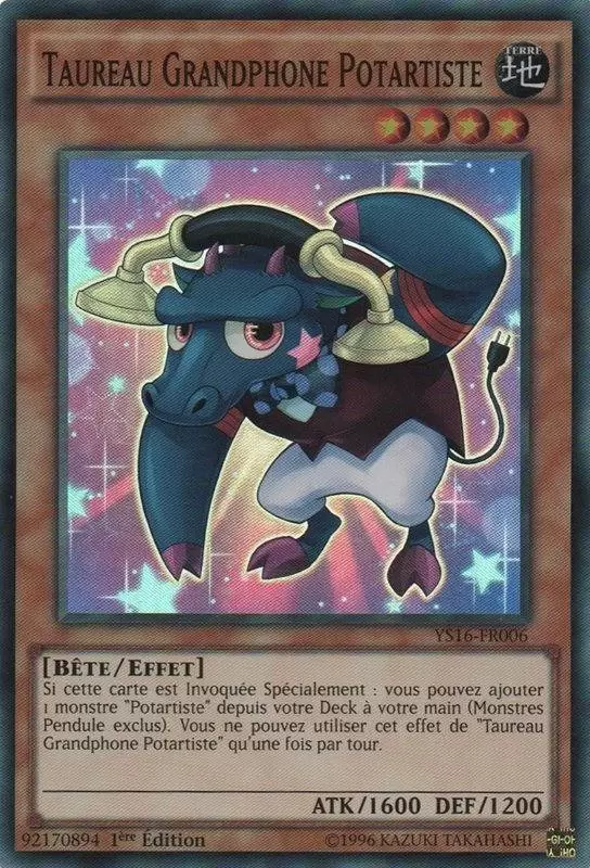 Deck de Démarrage Yuya YS16 - Taureau Grandphone Potartiste