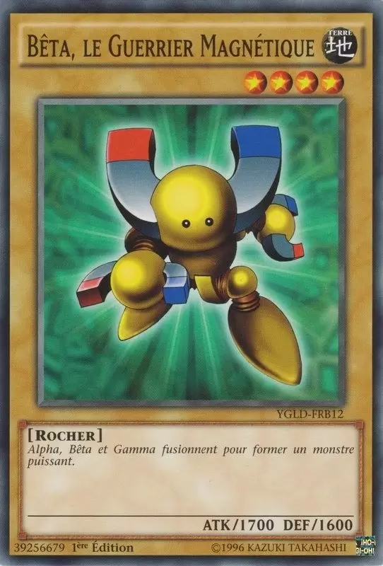 Decks Légendaires de Yugi YGLD - Bêta, le Guerrier Magnétique