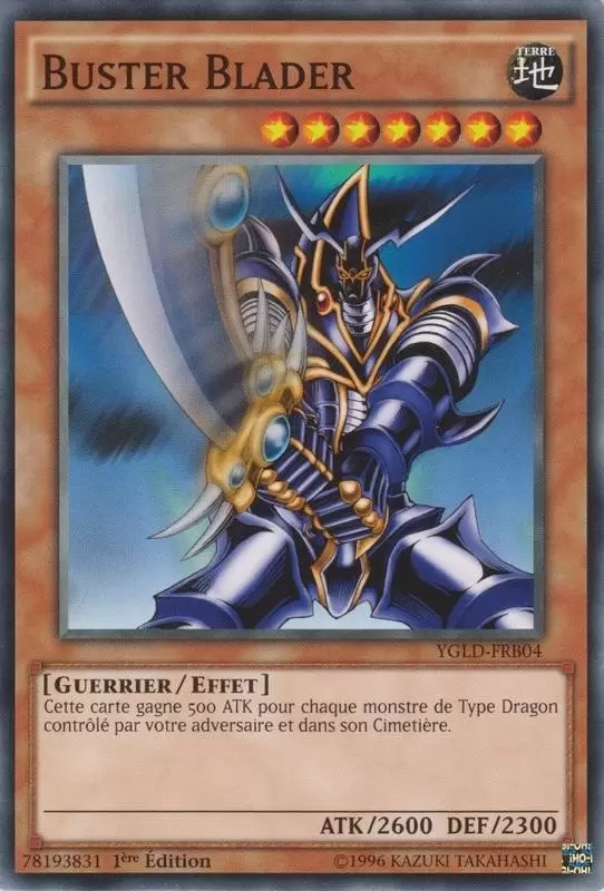 Decks Légendaires de Yugi YGLD - Buster Blader