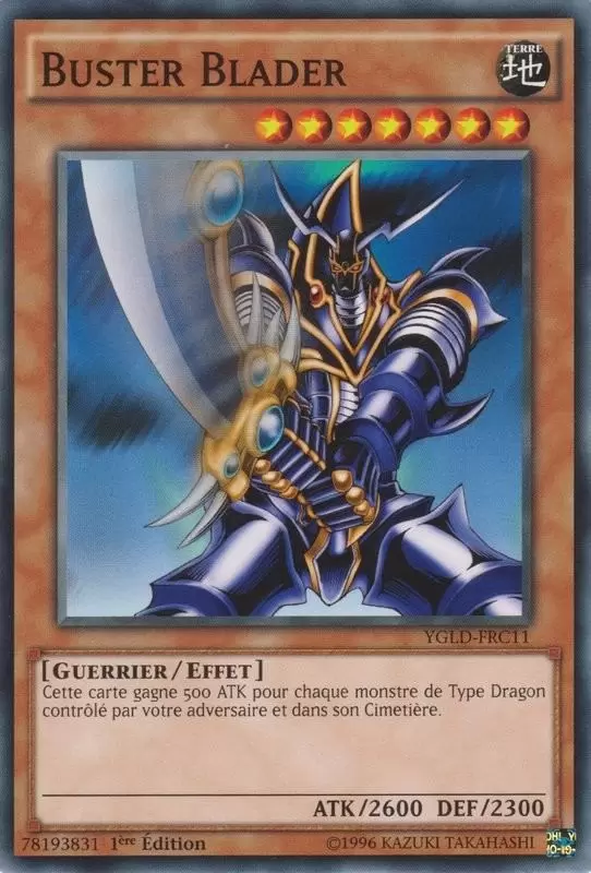 Decks Légendaires de Yugi YGLD - Buster Blader