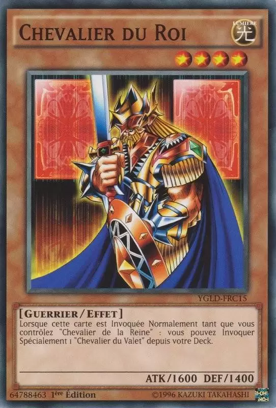 Decks Légendaires de Yugi YGLD - Chevalier du Roi