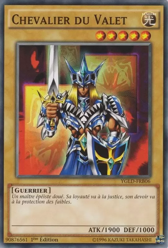 Decks Légendaires de Yugi YGLD - Chevalier du Valet