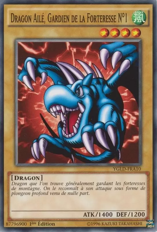 Decks Légendaires de Yugi YGLD - Dragon Ailé, Gardien de la Forteresse N°1