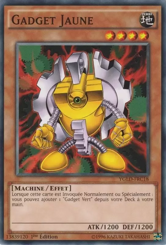 Decks Légendaires de Yugi YGLD - Gadget Jaune