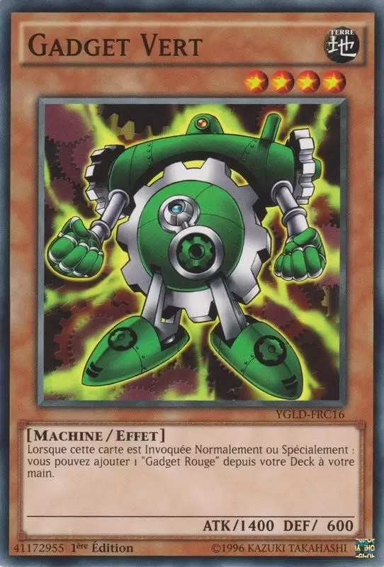 Decks Légendaires de Yugi YGLD - Gadget Vert