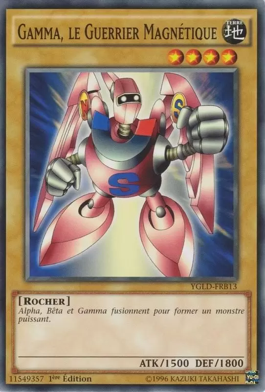 Decks Légendaires de Yugi YGLD - Gamma, le Guerrier Magnétique