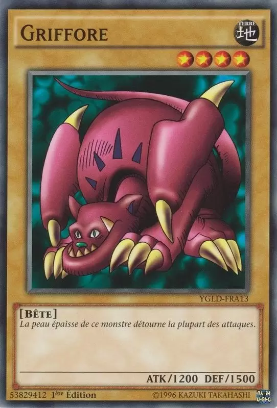 Decks Légendaires de Yugi YGLD - Griffore
